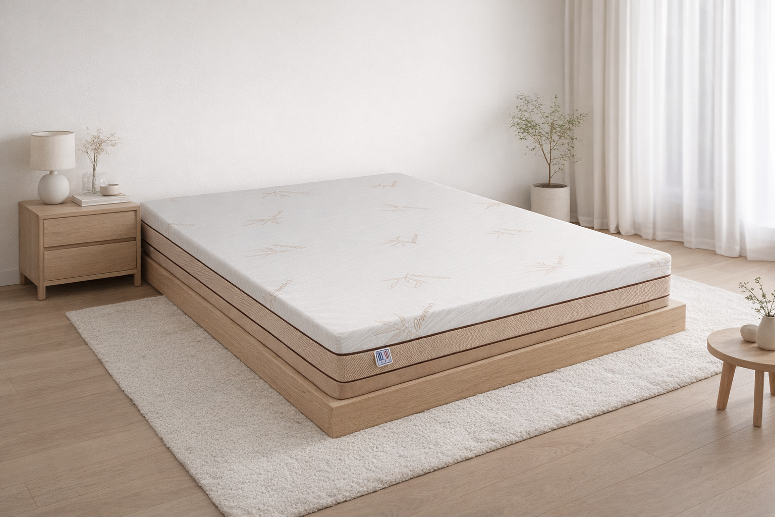 Matelas PEARL VISCOGEL & HR43 kg/m³ | Confort Médium & Soutien Ferme
