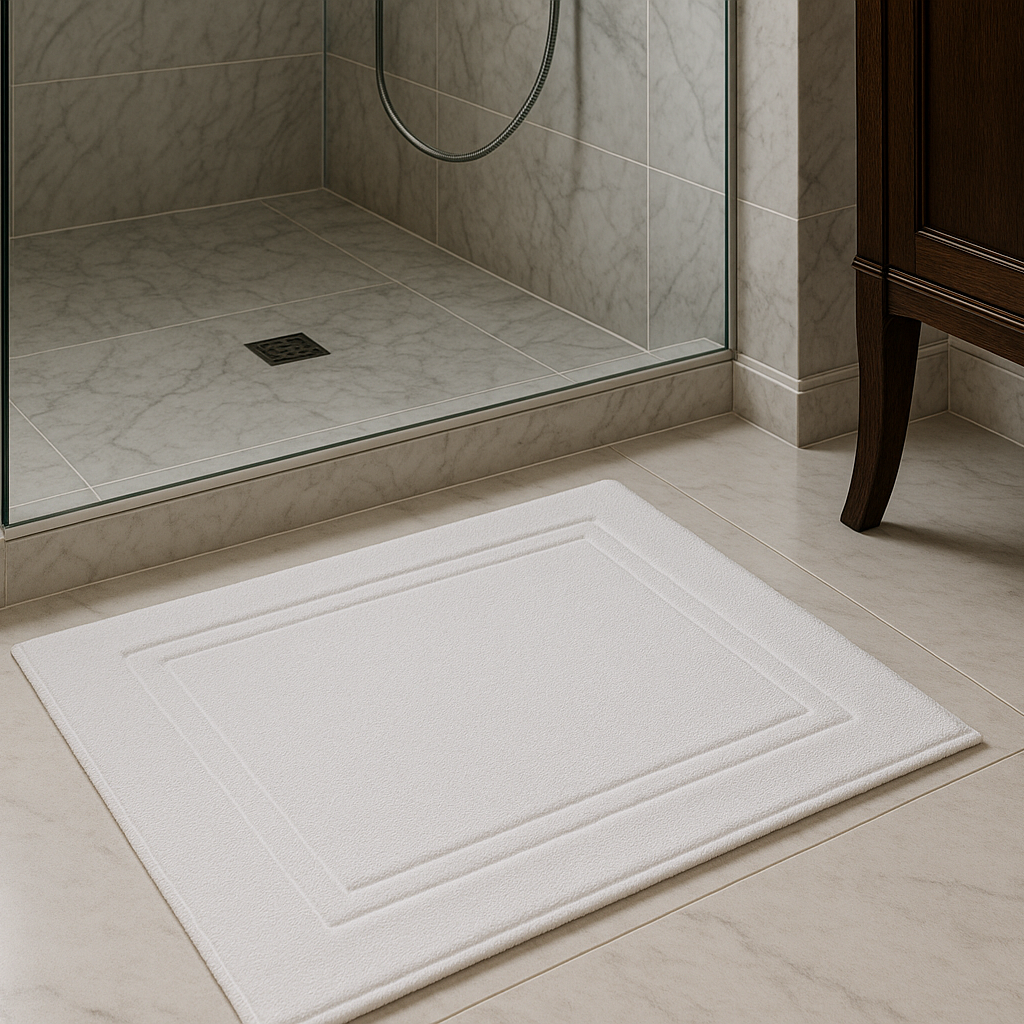 Tapis de bain hôtel 650 g/m² | Coton ultra absorbant